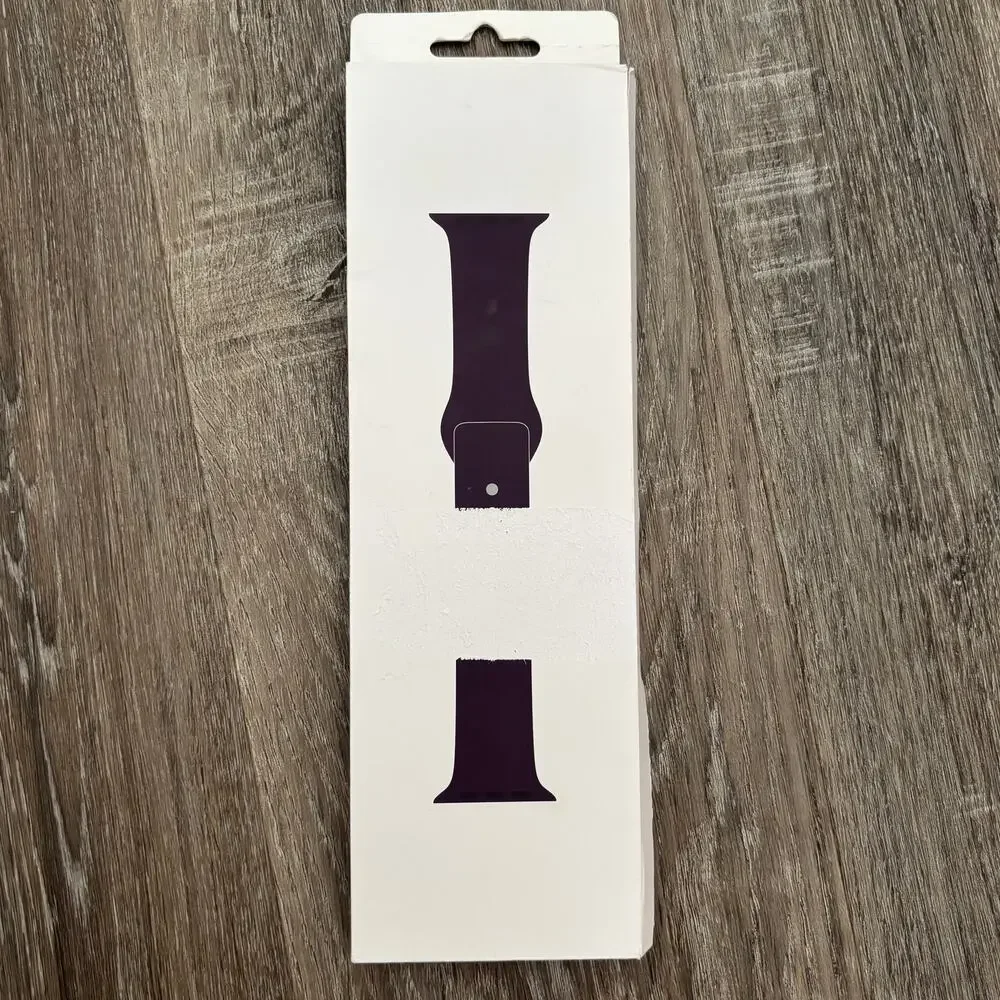 NEW Apple Watch Sports Band in Plum Purple - Size: M/L